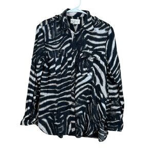 Ralph Lauren Denim Supply Cotton Animal Print Women's‎ Shirt Size S